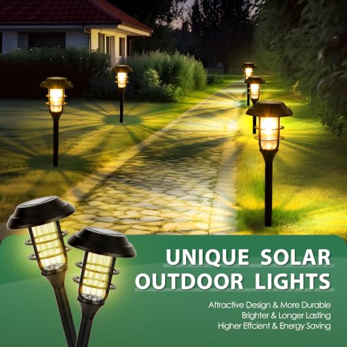 Solar Pathway Lights Waterproof Outdoor Lighting (8 Count)