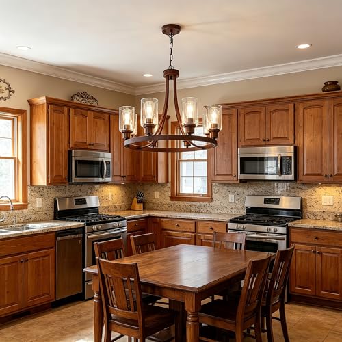 Round Rustic Ceiling Hanging Light (72 Count)