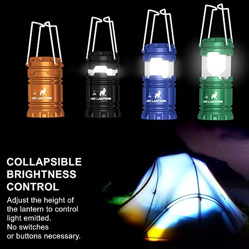 Camping Lantern Multicolor 8 Pack Lanterns for Power Outages (8 Count)