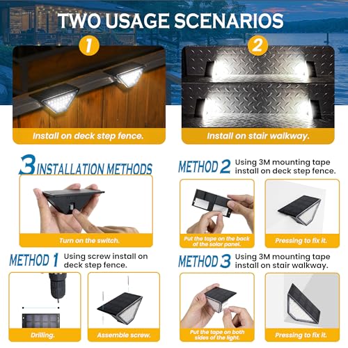 Solar Step Lights (6 Count)