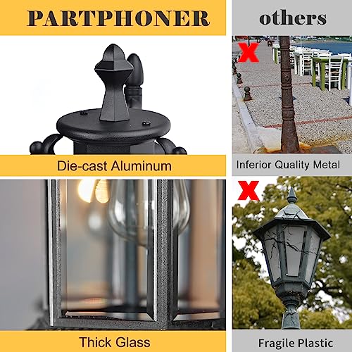 Aluminum Outdoor Lamp Post Birdcage