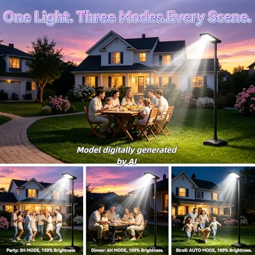 102" Solar Outdoor Street Lights with Speaker