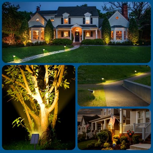 Solar Lights Outdoor Waterproof IP65 (12 Count)