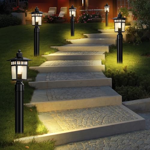 Dusk to Dawn Outdoor Post Lights 2 Pack (2 Count)