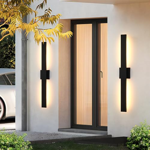 34 Inch Outdoor Wall Lights (2 Count)