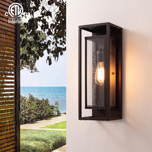 18" Modern Outdoor Porch Wall Light (2 Count)