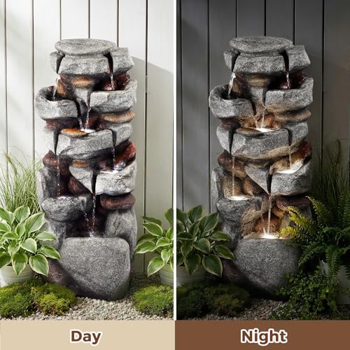 40" H Outdoor Water Fountain