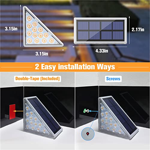 Solar Stair Lights 6 Pack (6 Count)