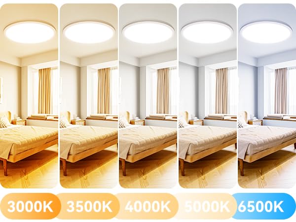 6Pack 12 Inch LED Flush Mount Ceiling Lights (6 Count)