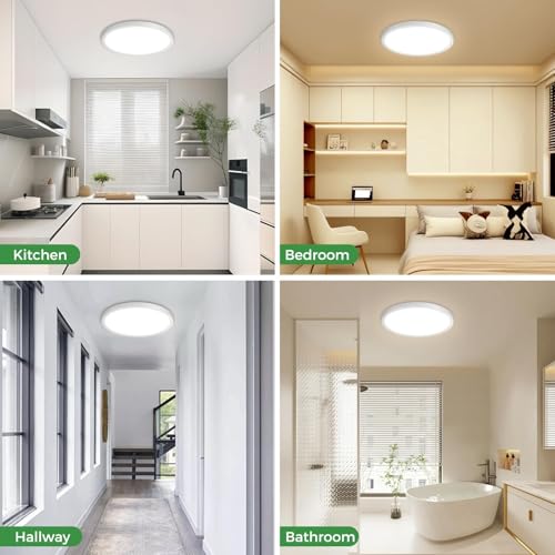 4Pack LED Flush Mount Ceiling Light (4 Count)