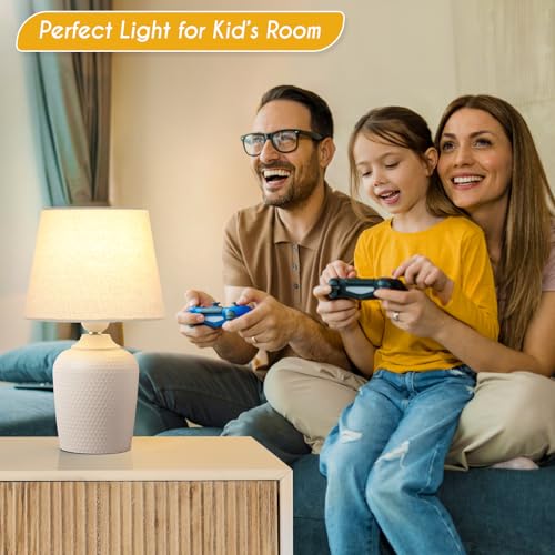 11.8’’ Small Table Lamps Set of 2 for Bedroom Kid’s Room (2 Count)