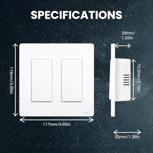 Star Ring WiFi Smart Light Switch (2 Count)