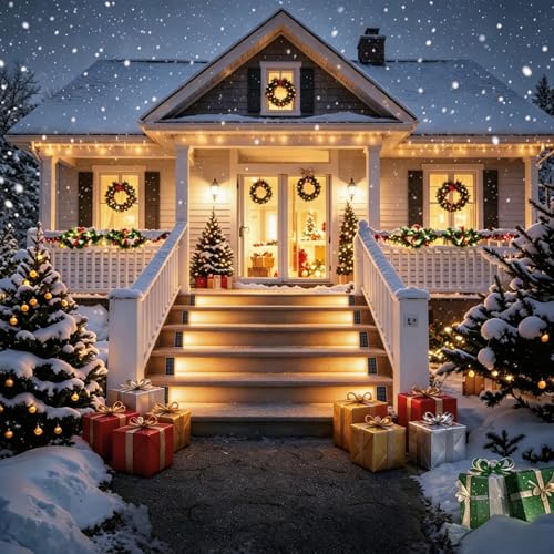 Solar Stair Lights 8 Pack (8 Count)