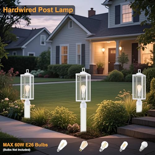 Outdoor Post Light Fixture (2 Count)