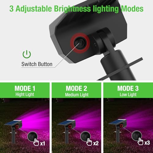 Solar Spot Lights Outdoor (4 Count)