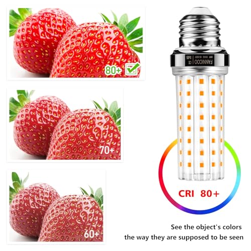 LED Light Bulb 6pcs 150W Equivalent 2500Lumen 3000K Warm White 20W LED Corn Light Bulb E26 (6 Count)