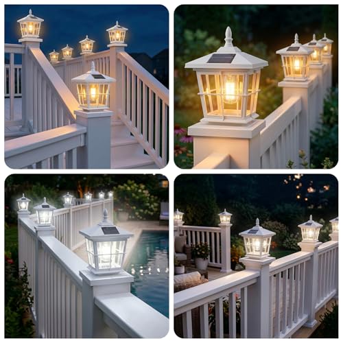 Solar Post Cap Light 2pack (2 Count)