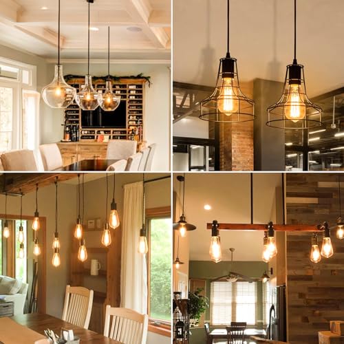 Dimmable ST58 LED Edison Bulbs 40W Equivalent (6 Count)