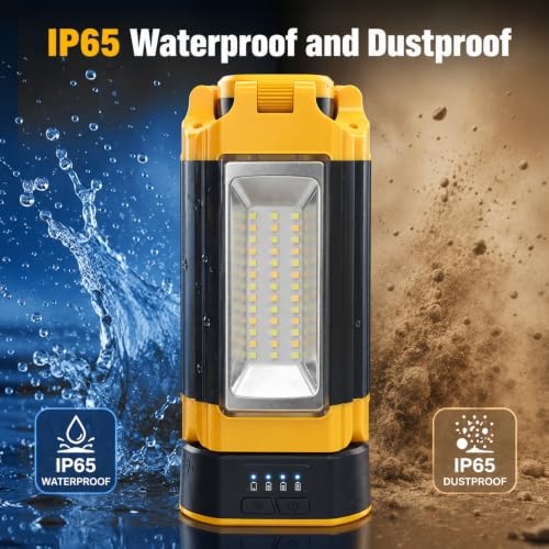 12000mAh Rechargeable Camping Light with Stand 73.2''