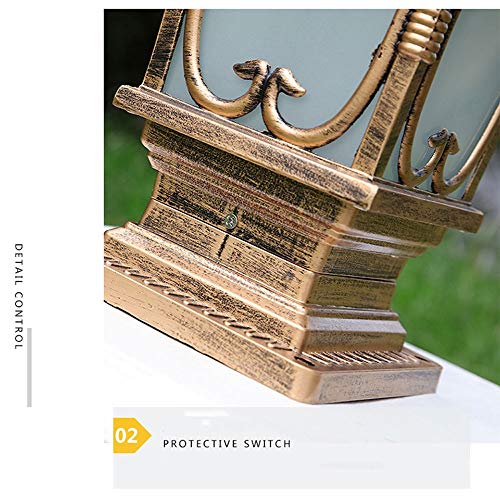Outdoor Pillar Lamp for Lawn Fence Gate Wall