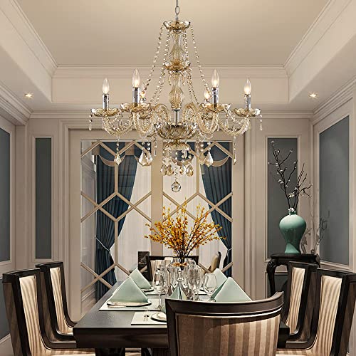 Saint Mossi 6 Light Chandelier Modern K9 Crystal Chandelier Lighting