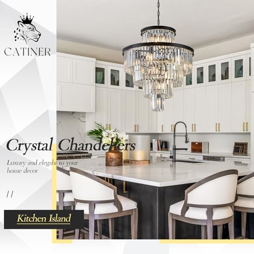 24" Modern Crystal Chandeliers