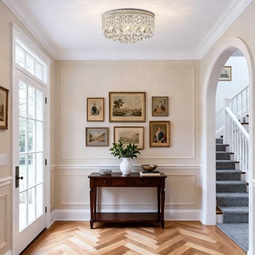 4 Lights Crystal Chandelier