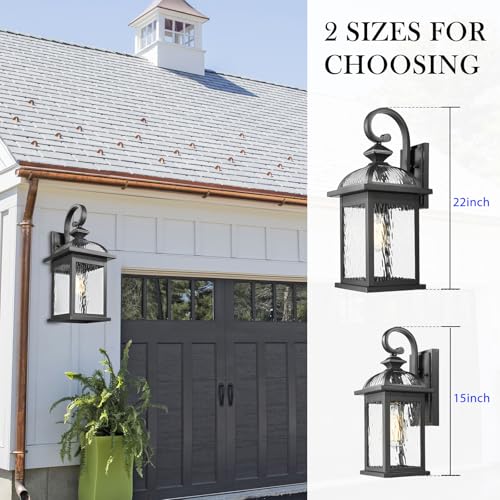 2pcs Outdoor Lights Fixtures Wall Mount (2 Count)