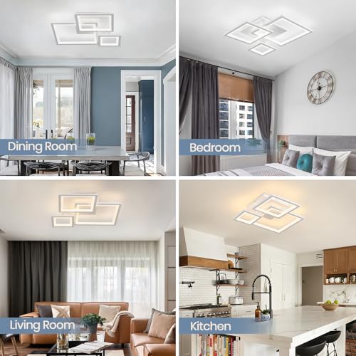 Modern White Led Ceiling Light 3