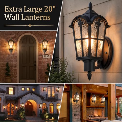 20’’ Extra Large Outdoor Wall Light Fixture