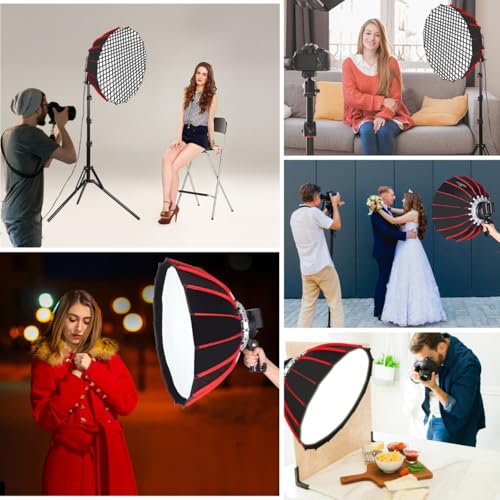 21in 55cm 60W LED Softbox Light with Rechargeable Battery
