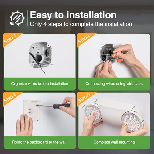 4 Pack Emergency Lights for Business (4 Count)