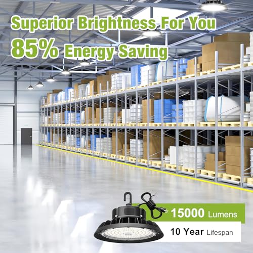100W 6 Pack Super Bright UFO LED Lights (6 Count)