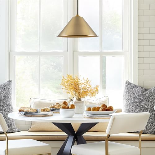 14" Large Industrial Metal Pendant Light Shade Covers (3 Count)