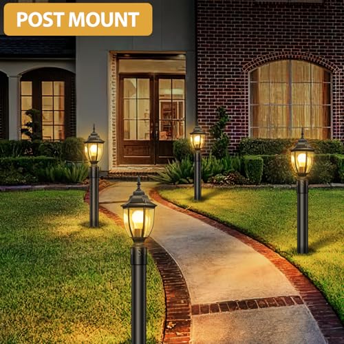 Motion Sensor Outdoor Post Lights