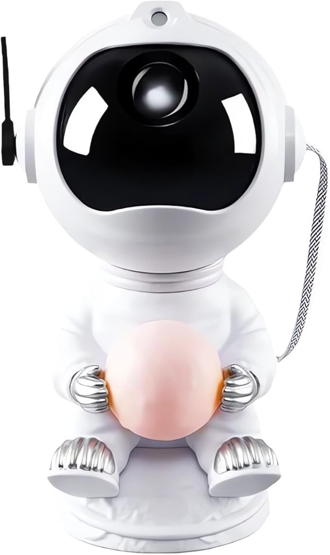 Spaceman Galaxy Star Projector Night Light - Funny Starlight Astronaut Space Projection Light, Starry Nebula Ceiling Skylight LED Lamp with Timer for Children, Men, Girls, Adults, Kids Bedroom