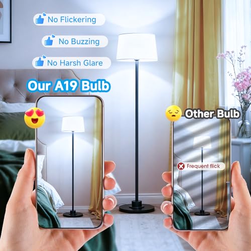 A19 LED Light Bulbs (4 Count)