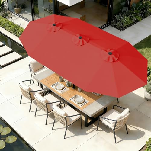 15FT Outdoor Patio Umbrella with Crank