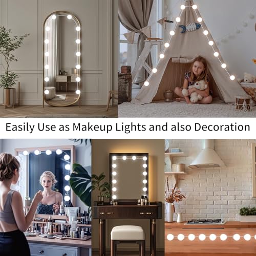 LED Vanity Mirror Lights with 14 Dimmable Bulbs (14 Count)