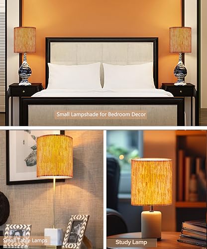 Small Multi Stripe Lamp Shades for Table Lamps Set of 2 (2 Count)
