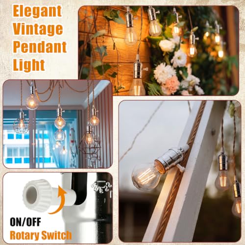 1 Pcs Pendant Light Sockets Cord Kit