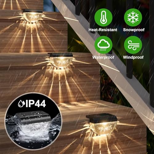 16 Pack Solar Deck Lights Outdoor (16 Count)