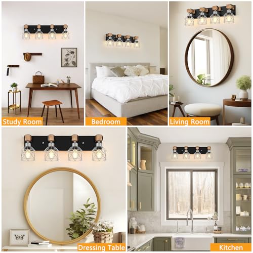Farmhouse Vanity Light for Bathroom