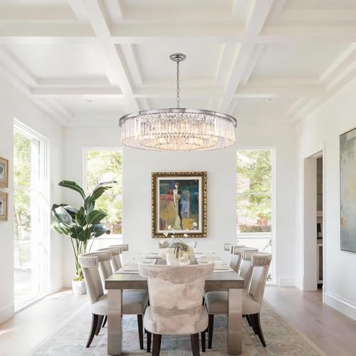 Crystal Chandelier Chrome 18