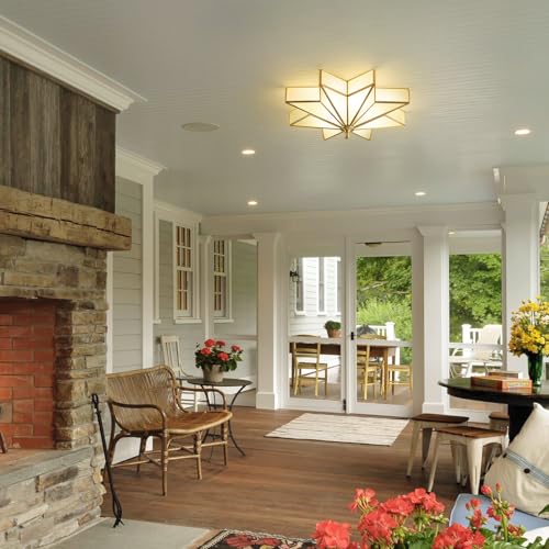 Star Brass Vintage Ceiling Light