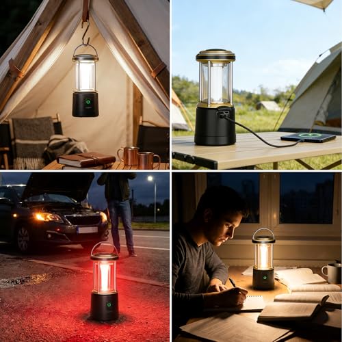 2000LM LED Camping Lantern Rechargeable