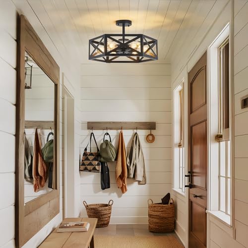Semi Flush Mount Ceiling Light for Hallway Light Fixture