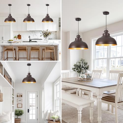 16 Inch Farmhouse Pendant Lights Kitchen Island