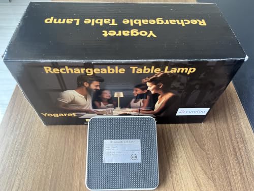 White Cordless Table Lamp Set of 2 for Patio Restaurant Home Dinner Kitchen