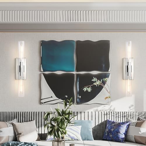 Nickel Wall Sconces Set of Two (95.68 Ounce)